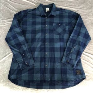 Quicksilver Flannel Button-up (mens XXL)